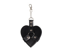 Брелок на карабине для ключей Art of Sex Chained Heart, Черный