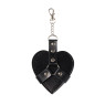 Брелок на карабине для ключей Art of Sex Chained Heart, Черный
