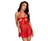 Беби-дол Kissable Sexy Kiss Babydoll Red L/XL