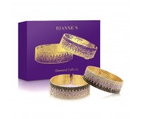 Лакшери наручники-браслеты с кристаллами Rianne S: Diamond Cuffs, подарочная упаковка