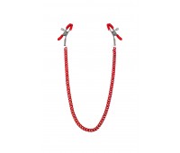 Зажимы для сосков с цепочкой Feral Feelings - Nipple clamps Classic, красный
