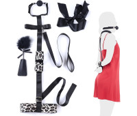 БДСМ-набор LOCKINK YEAHWOW Armbinder Restraint Set Black