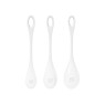 Набор йони бусин Satisfyer Yoni Power 1 White, диаметр 2-2,5-3см, вес 22-46-74гр
