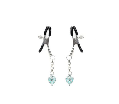 Зажимы для сосков Liebe Seele Glow-in-dark Nipple Clamps Light Blue