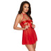 Беби-дол Kissable Sexy Kiss Babydoll Red L/XL