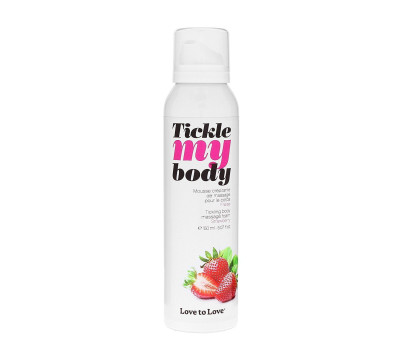 Массажная пена Love To Love TICKLE MY BODY Strawberry (150 мл) (предыдущий дизайн!!!)