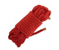 Веревка для шибари LOCKINK SEVANDA Shibari Pratice Rope Red, 8 метров