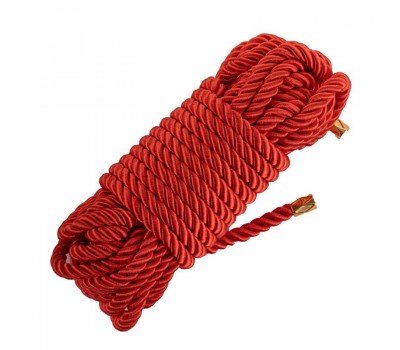 Веревка для шибари LOCKINK SEVANDA Shibari Pratice Rope Red, 8 метров