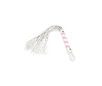 Флоггер Liebe Seele White & Pink Leather Flogger
