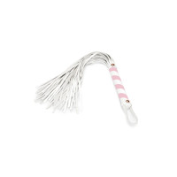 Флоггер Liebe Seele White & Pink Leather Flogger