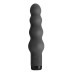 Вибратор S Pleasures Bullets Obsidian, черный, в виде ряда шариков, 10 режимов, диаметр 4,2 см