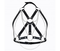 Женская портупея Art of Sex - Aiden Leather harness, Черная XS-M