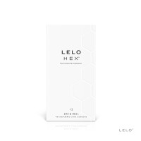 Презервативы LELO HEX Condoms Original 12 Pack, тонкие и суперпрочные
