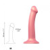 Насадка для страпона Strap-On-Me Mono Density Dildo Rose M (мятая упаковка!!!) Насадка для страпона Strap-On-Me Mono Density Dildo Rose M (мятая упаковка!!!)