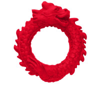 Эрекционное кольцо Creature Cocks Rise of the Dragon Silicone Penis Ring - Red