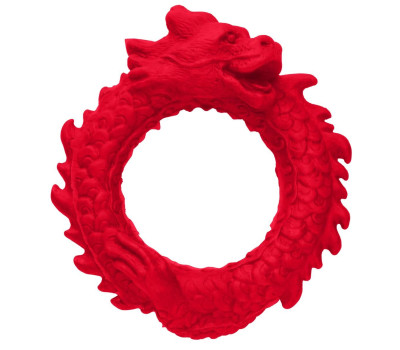 Эрекционное кольцо Creature Cocks Rise of the Dragon Silicone Penis Ring - Red