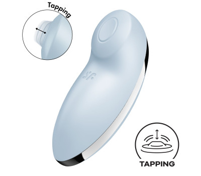Вибростимулятор-пульсатор Satisfyer Tap & Climax 2 Blue