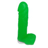 Крафтовое мыло-член с присоской Чистый Кайф Green size L