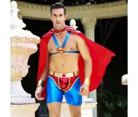 Мужской эротический костюм супермена "Готовый на всё Стив"