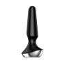 Анальная смарт-вибропробка Satisfyer Plug-ilicious 2 Black (мятая упаковка)