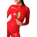 Комбинезон Noir Handmade F353 Red powerwetlook overall - S