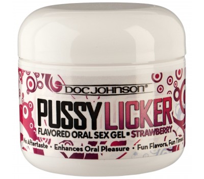 Вкусный гель для кунилингуса Doc Johnson Pussy Licker Strawberry