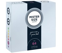 Презервативы Mister Size - pure feel - 64 (36 condoms), толщина 0,05 мм (мятая упаковка!!!)