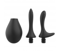 Nexus ANAL DOUCHE SET 250ml Douche with Two Silicone Nozzles