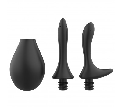 Nexus ANAL DOUCHE SET 250ml Douche with Two Silicone Nozzles