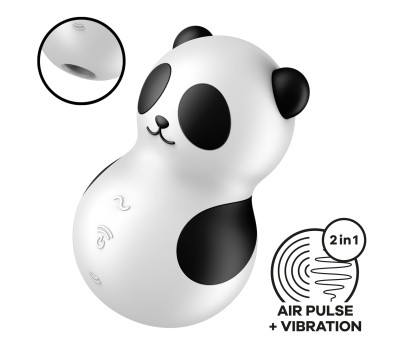 Вакуумный стимулятор с вибрацией Satisfyer Pocket Panda