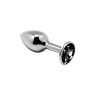 Анальная пробка Alive Mini Metal Butt Plug Black S