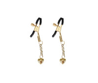 Зажимы для сосков Liebe Seele Hollow Heart Nipple Clamps Gold