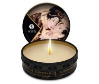 Массажная свеча Shunga Mini Massage Candle - Intoxicating Chocolate (30 мл) (примятая упаковка)