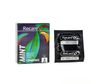 Презервативы Holographic Recare Ultra Thin Mint Condoms 3 шт, ультратонкие, аромат: мята Презервативы Holographic Recare Ultra Thin Mint Condoms 3 шт, ультратонкие, аромат: мята