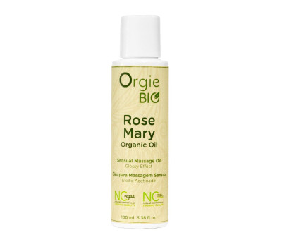 Массажное масло Orgie – Bio Rosemary Organic Oil (100 мл), органическое, веганская формула