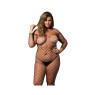 Бодистокинг Leg Avenue Off the shoulder bodystocking Black Queen Size