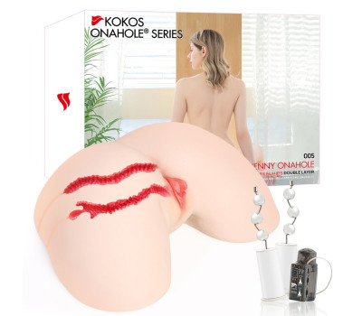Мастурбатор Kokos 005 Jenny ONAHOLE Real Hips 2WayPlus с вибрацией и массажем