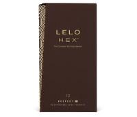 Презервативы LELO HEX Condoms Respect XL 12 Pack, тонкие и суперпрочные, увеличенный размер