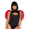 Leg Avenue Marabou feather devil wings Red