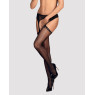 Obsessive Garter stockings S314 black S/M/L