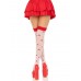 Чулки Leg Avenue Polka Dot Mushroom Thigh Highs One Size