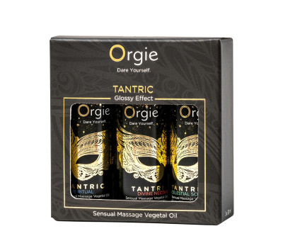 Набор масел для тантрического массажа Orgie – Tantric Mini Size Collection (3х30 мл), увлажнение