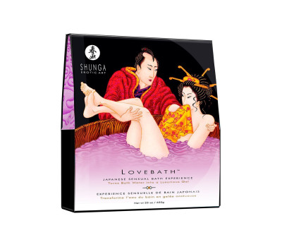 Гель для ванны Shunga LOVEBATH – Sensual Lotus 575 г (мятая упаковка!!!)