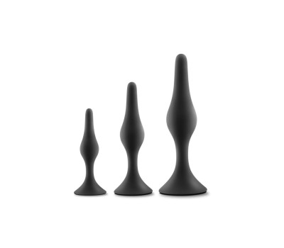 Набор анальных пробок Blush Luxe Beginner Plug Kit Black