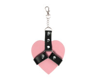 Брелок на карабине для ключей Art of Sex Chained Heart, Розовый