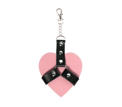 Брелок на карабине для ключей Art of Sex Chained Heart, Розовый
