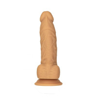 Фаллоимитатор Naked Addiction — 8″ Silicone Dual Density Dildo Vanilla, вибропуля в подарок