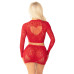 Комплект Leg Avenue Rhinestone Crop Top and Mini Skirt One Size, Red