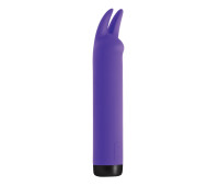 Вибратор S Pleasures Bullets Amethyst, фиолетовый, с двумя отростками, 10 режимов, диаметр 3,1 см