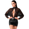 Платье Noir Handmade F348 Powerwetlook and tulle dress - 4XL